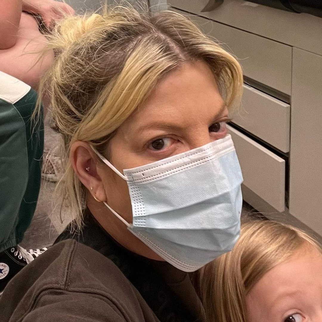 Tori Spelling’s Kids Taken to Urgent Care After Falling Ill From Mold Infestation at Home – E! Online